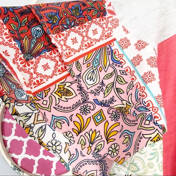 Umgee Patchwork Ruffle Top - Picture 5 of 6